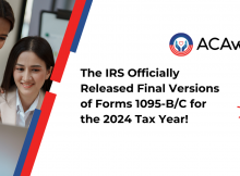 ACA Forms 1095 for 2024